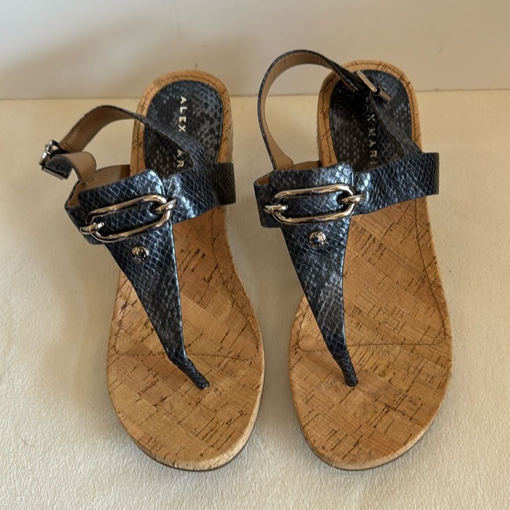 Alex Marie wedge thong sandals
